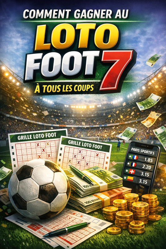 LOTO FOOT 7 -  N°3 - TICKET GAGNANT - MARDI 6 JANVIER 2026 !!!