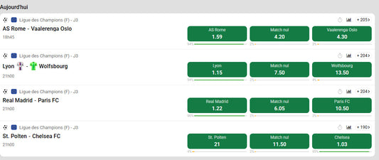 PRONOSTIC DU MATCH DE FOOT - LIGUE DES CHAMPIONS (F) - MARDI 11 NOVEMBRE 2025 - MP4
